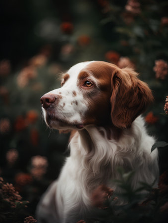 Portrait of a beautiful dog. Nova Scotia Duck Tolling Retriever.の素材