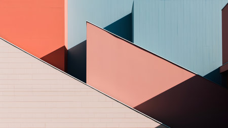 3d render, abstract geometric background, pastel colors, modern designの素材