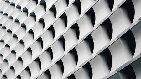 Abstract architecture background. Architectural detail of modern building. 3d renderの素材