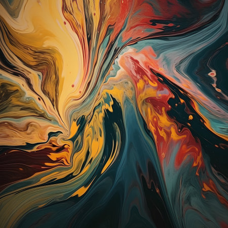 Abstract paint background. Marbling artwork. Colorful texture. Vector illustration.の素材