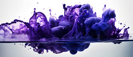 Splash of paint. Abstract background. 3d rendering, 3d illustration.の素材