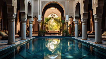 Madinat Jumeirah luxury hotel in Dubai, United Arab Emiratesの素材