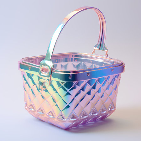 Women's handbag on a light background. 3d rendering.の素材