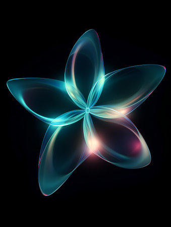 abstract fractal background a computer-generated 2D illustration, textureの素材