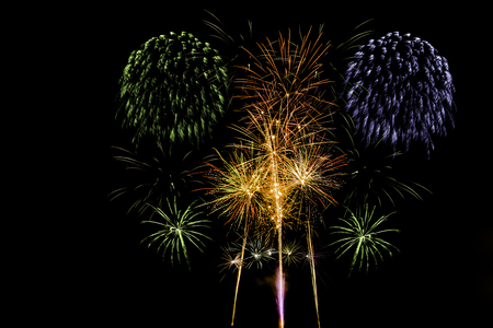 Bonfire Night fireworks displays in Londonの写真素材