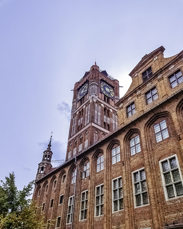 Town Hall in Torun is one of the largest brick buildings of that kind in Europe - Torun, Poland