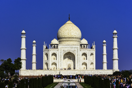Crown of the Palaces - Taj Mahal in Agra, Indiaのeditorial素材