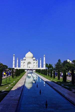 Crown of the Palaces - Taj Mahal in Agra, Indiaのeditorial素材