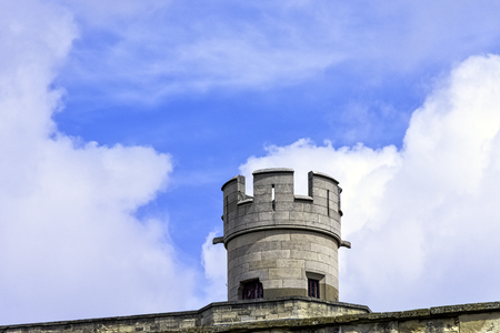 Chateau de Vincennes - massive 14th and 17th century French royal fortress in the town of Vincennes, Val-de-Marne, Franceのeditorial素材
