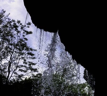 La Grande Cascade - The Great Waterfall of the Cance and CanÃ§on rivers  - Le Neufbourg, Normandy,...