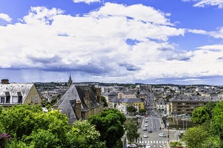 Panorama of Le Mans, Maine, Franceの写真素材