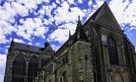 Cathedral of Saint Julian (Cathedrale St-Julien du Mans) in Le Mans, Maine, France
