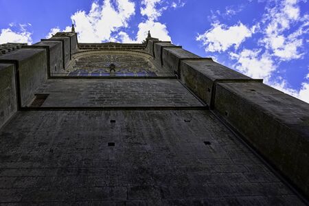 Cathedral of Saint Julian (Cathedrale St-Julien du Mans) in Le Mans, Maine, France