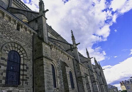 Cathedral of Saint Julian (Cathedrale St-Julien du Mans) in Le Mans, Maine, France