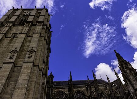 Cathedral of Saint Julian (Cathedrale St-Julien du Mans) in Le Mans, Maine, France