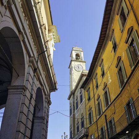 Vintage architecture of Pisa, Tuscany, Italy