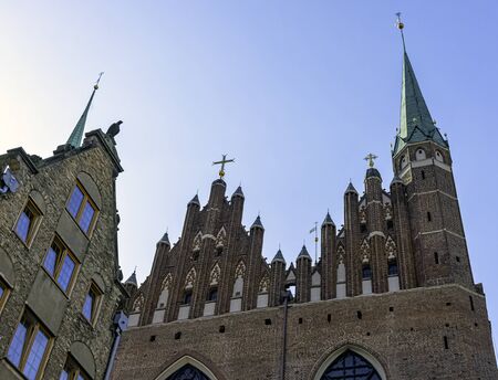 Basilica of the Assumption of the Blessed Virgin Mary in Gdansk, Tricity, Pomerania, Polandのeditorial素材