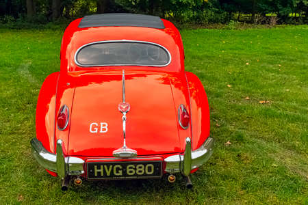Vinage Jaguar XK 140 1956y - Runnymede, Surrey, United Kingdomのeditorial素材