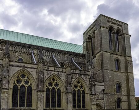 Chichester Cathedral, formally known as the Cathedral Church of the Holy Trinity in Chichester, West Sussex, United Kingdomの写真素材