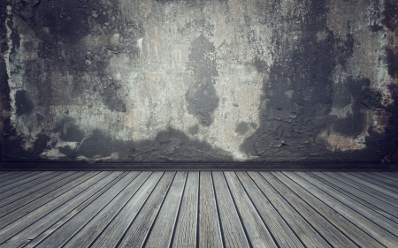Grunge interior background 3d renderの写真素材