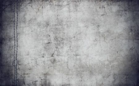 Concrete wall with wires Backgroundの写真素材