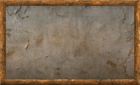 Old wooden picture frame backgroundの写真素材