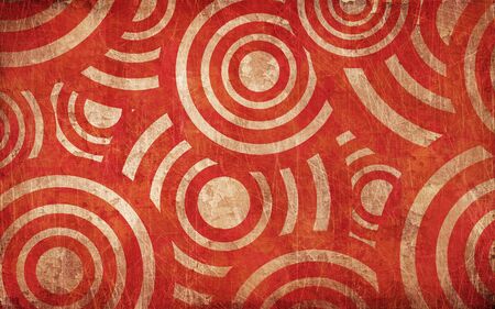 abstract circles retro grunge backgroundの写真素材