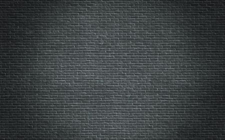 dark brick wall huge textureの写真素材