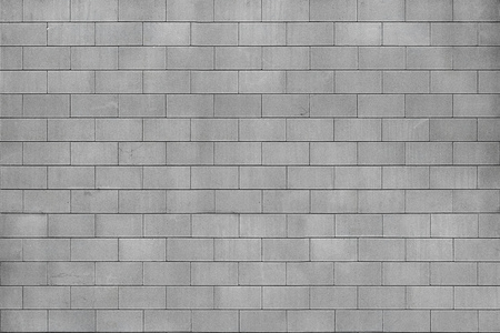 Old conctete blocks wall texture backgroundの写真素材