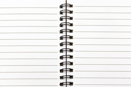 blank page notebookの写真素材