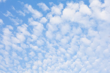 nice bule sky with bubble ball cloud