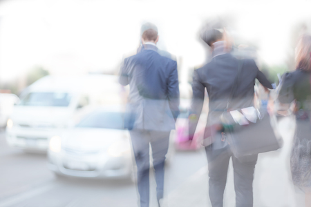 blur motion professional businessmenの写真素材