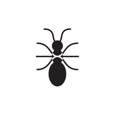 unique and modern black ant tech logo designのイラスト素材