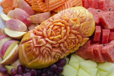 Fruits carving の写真素材