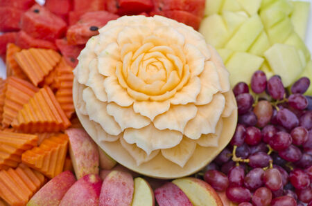 Fruits carving の写真素材