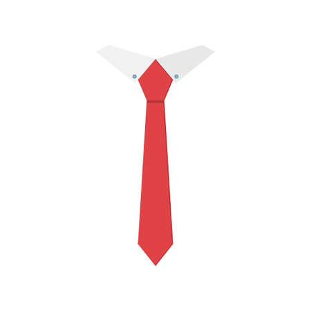 Necktie icon. Suit male part design. Template concept clothing. Can use for web or mobile app. Vector illustrationのイラスト素材