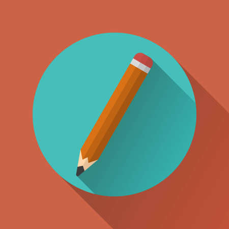 Pencil vector illustrationのイラスト素材