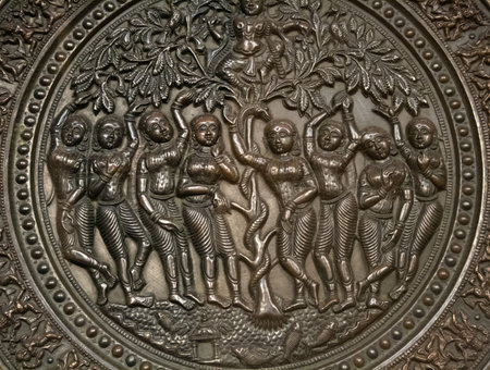Ancient indian backgroundのeditorial素材