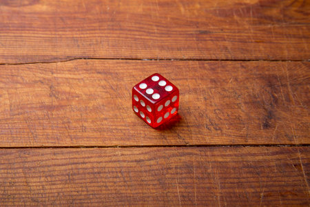 Wooden playing cube of the big size
