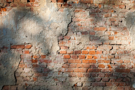 Background of old vintage brick wall