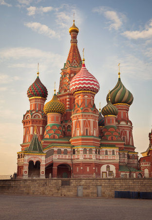 St Basils cathedral on Red Square in Moscow