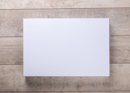 wood wall and blank frame.の写真素材