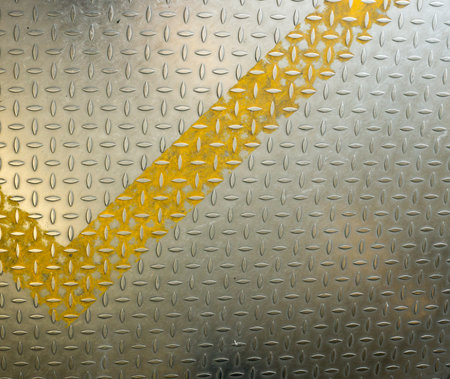 Pattern diamond metal plate backgroundの写真素材