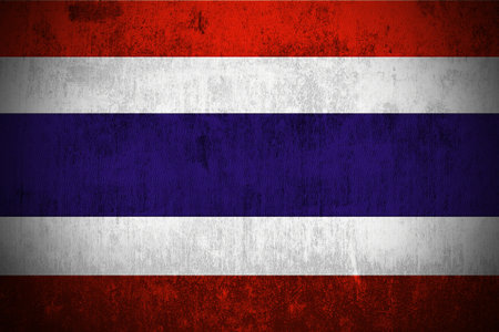 Weathered Flag Of , fabric texturedの写真素材