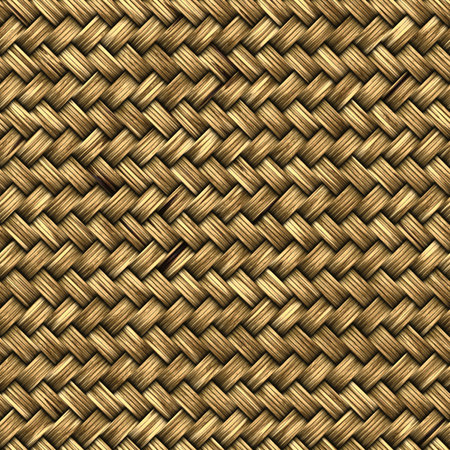 Close up detail view of a wicker basket weave.