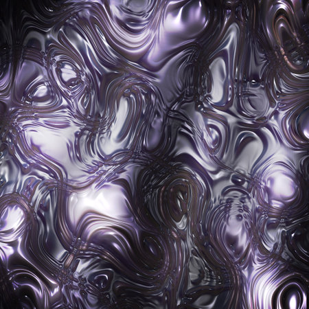 Illustration of abstract line wave backgroundの写真素材