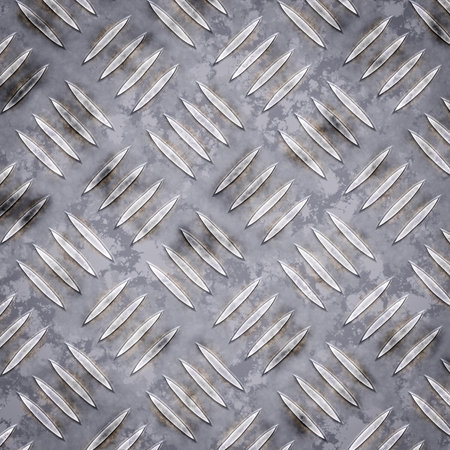 Seamless metal diamond texture background.の写真素材