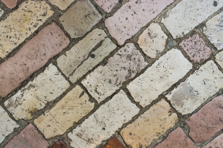 Background of stone floor texture.の写真素材