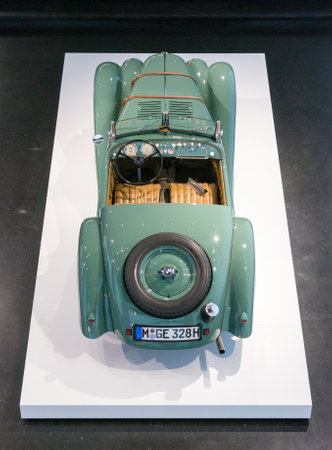 Munich, Germany - March 10, 2016: BMW Museum.