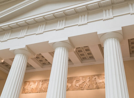 Moscow, Russia - October 29, 2015: Pushkin Museum of Fine Arts is largest museum of European art in Moscow, Russia.のeditorial素材